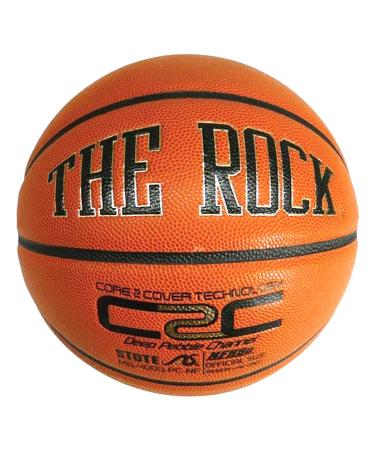 YeegfeyA The Rock Official Women's 28.5" Composite Leather Basketball - Used by Top Colleges - Superior Air Retention and Durability - Patented Pebble Design - w/Certificate of Authenticity