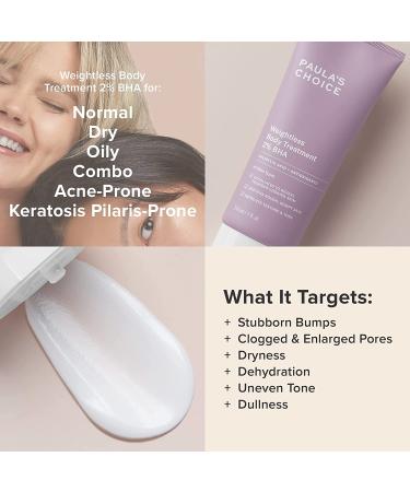 Paula's Choice 2% BHA Body Treatment for Keratosis Pilaris - 7oz, Fragrance-Free - Buy Online on GoSupps.com