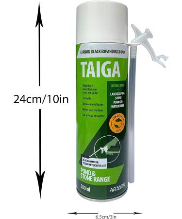 TAIGA Black PU Landscape Pond & Waterfall Foam 500ml - Hand Held - Buy Online on GoSupps.com
