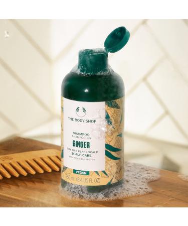 The Body Shop Ginger Scalp Care Shampoo - Vegan Silk Protein - 250ml - Buy Online on GoSupps.com