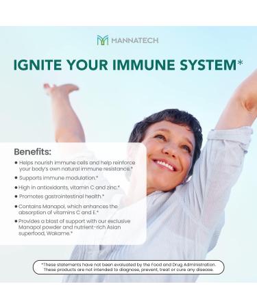 Mannatech Advanced Immune Support Supplement - 150% More Vitamin C, Increased Manapol, Zinc & Glyconutrients for Immunity in MannaBOOM, 10 Slimsticks - Buy Online on GoSupps.com