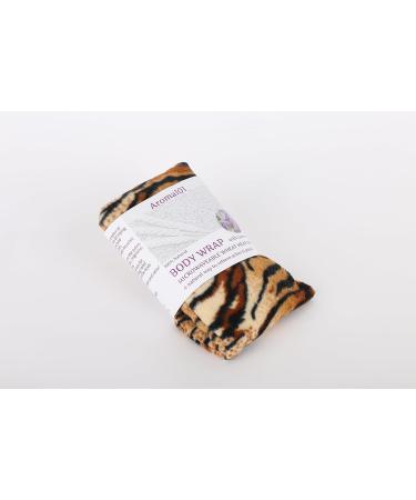 Microwavable Lavender Wheat Bags Animal Print Microwave Heat Pack for Back Neck Joints and Shoulder Pain Relief 44cmx13cm (Tiger) - Buy Online on GoSupps.com