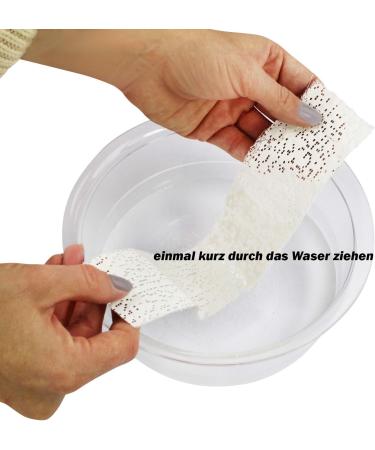 Romed Plaster Bandages - 24 Rolls x 2.7m for Baby Belly Casting | Perfect for DIY Crafts & Medical Use - Buy Online on GoSupps.com