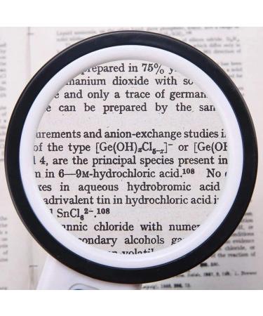 Magnifier Magnifying Glass 30x High Magnification Optics HD Glass Lens Handheld Magnifier Hand-held Magnifier Magnifying Glass with Light - Buy Online on GoSupps.com