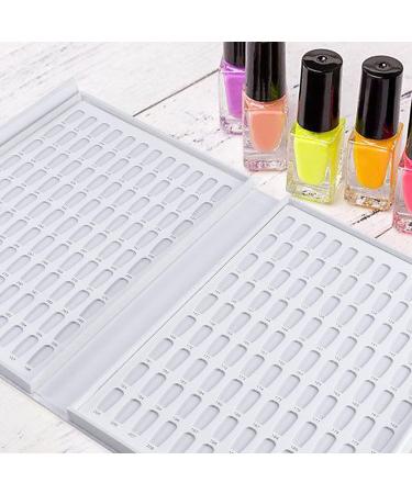FOMIYES 216 nail color card nail polish card nail color book display board display card white - Buy Online on GoSupps.com