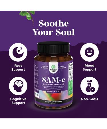 Bundle of Matrix Nootropic Brain Supplement for Memory and Focus Enhancement - Vitamins for Mental Health & Clarity and Sam-E 200mg Mood Support Supplement - S-Adenosyl Methionine for Relaxing Mood - Buy Online on GoSupps.com