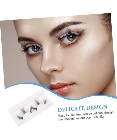 Beaupretty 3 Pairs false eyelashes false lashes cosplay fake eyelashes colored eyelashes makeup fake eyelashes colored fake eyelashes colored lashes fake lashes set make up fiber - Buy Online on GoSupps.com
