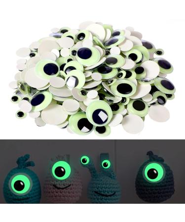 UPINS 180Pcs Safety Eyes and Noses for Amigurumi Large Plastic Craft Crochet  Eyes for Stuffed Animals DIY Puppet Bear Toy Doll Making Supplies 12-30mm  Shiny