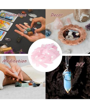MAIBAOTA Rose Quartz Healing Crystals Gifts Wands Hexagonal Pointed Gemstones Set Bulk for Women Beginner Chakra Stones Nature Reiki Spiritual Energy Balancing Protection Crystal 10pcs - Buy Online on GoSupps.com