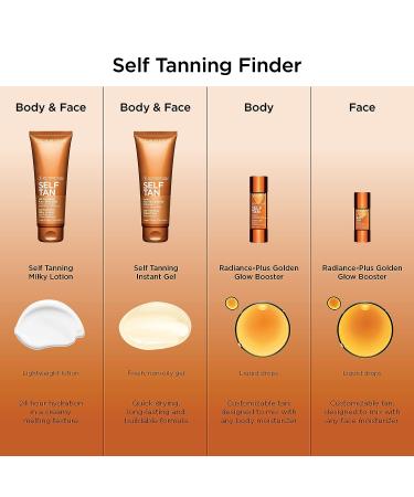 Clarins Self Tanning Body Booster Drops - Long-Lasting Natural Tan - Hydrating Formula - 99% Natural Ingredients - 1 Oz - Buy Online on GoSupps.com