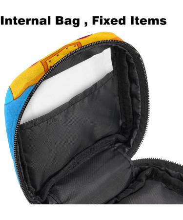 Storage Bags for Women's Bandages & Menstrual Products - Cartoon Submarine Design Portable Organizer for School & Office - Buy Online on GoSupps.com