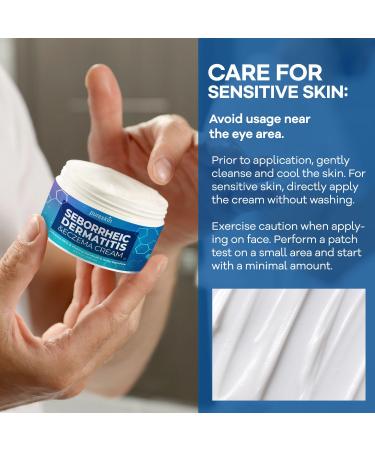 Seborrheic Dermatitis Treatment Cream | Intensive Relief for Itchy Dry Scalp | Folliculitis Eczema Psoriasis Scalp Relief | 3.4 Oz - Buy Online on GoSupps.com