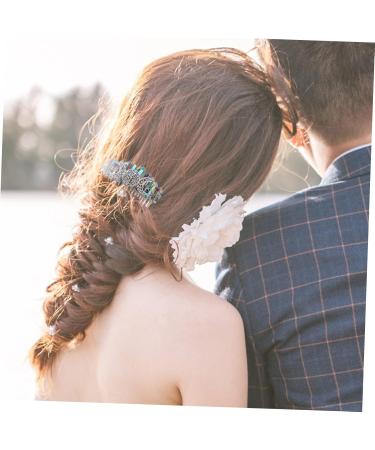 Didiseaon 1pc Niang Silver 20-tooth Hair Comb Wedding Hair Clip Fancy Hair Combs Decorative Hair Combs Bridal Hair Comb Handmade Silver Hair Clips Tiara Bride Girl Copper Wire Silver Wire - Buy Online on GoSupps.com