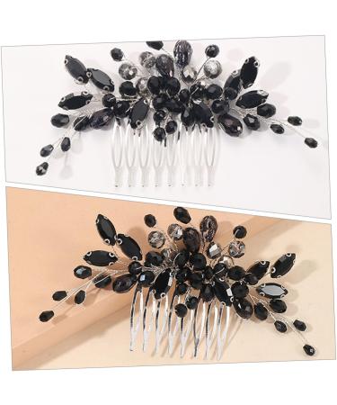 MAGICLULU Bridal Hair Side Comb Side Hair Combs Wedding Hair Comb Hair Pins Gold Hair Clips Wedding Rhinestone Hair Comb Bride Hair Accessories for Women Bridal Hair Comb The Flowers Hairpin - Buy Online on GoSupps.com