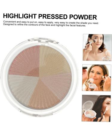 WOONEKY 1 Box Highlight Powder Pressed Powder Highlighter Shimmering Skin Highlighter Plastic Shell - Buy Online on GoSupps.com