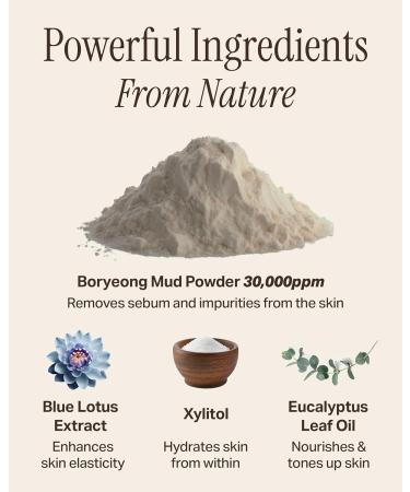 Recovery Mud Peel Off Mask | Gentle Hypoallergenic Exfoliating & Cleansing | Deep Pore Blackhead Cleaner | Korean Clay Face Mask for All Skin Types - 3.72 fl oz - Buy Online on GoSupps.com