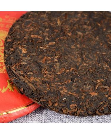HQZM Premium Pue Ripe Tea From Bulang Mountain Of Yunnan 357g The Charming Choice Of Chinese Tea - Buy Online on GoSupps.com