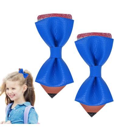 Fun Hair Clips | Pencil Bows Clips Ponytail Holder Hairgrips School Hair Accessories Unique Hair Pin Clips for Kindergarten Students on First Day of School Blue - Buy Online on GoSupps.com