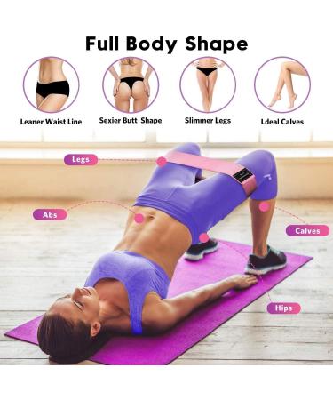 AiScrofa Resistance Bands for Legs and Butt Resistance Bands Set Workout Bands Fitness Bands Exercise Bands Booty Loops Bands Stretch Resistance Band Anti Slip Elastic - Buy Online on GoSupps.com