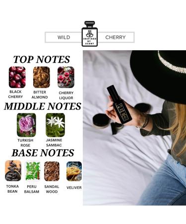Inpired By Scent Perfumes (0.33oz-10ml #17 Wild Cherry) A sensual blend of rich cherries warm vanilla and subtle spices. Unisex fragrance for lasting allure. Inspired By Lost Cherry #17 Wild Cherry 0.33 Fl Oz (Pack of 1) - Buy Online on GoSupps.com