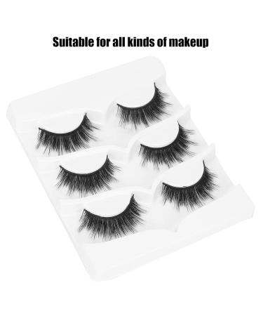 Thick Handmade Reusable False Eyelashes - 3 Pairs | Soft Lightweight & Perfect for All Makeup Styles - Buy Online on GoSupps.com