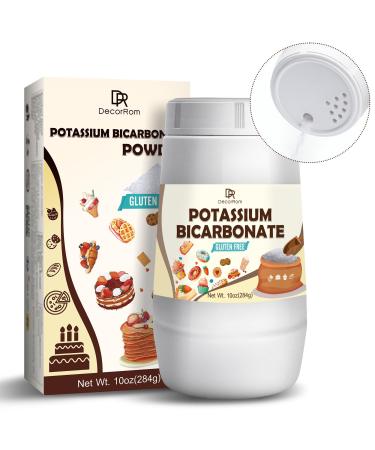 Potassium Bicarbonate 10oz - 100% Pure Potassium Bicarbonate Powder for Plants Cakes Wine Making Leavening - Food Grade Potassium Bicarbonate Powder Leavening Agent for Baking Cookies Snacks