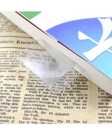 Thin Fres-nel Lens Pocket Size Magnifier Lenses Credit Card Magnifier for Reading or Fire Starter 3X Seniors Present Pocket Size Magnifier Small Gift - Buy Online on GoSupps.com