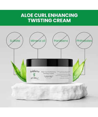 Hydratherma Naturals Aloe Curl Enhancing Twisting Cream - 8 Oz | Best Moisturizer for Curls International Shipping Available - Buy Online on GoSupps.com