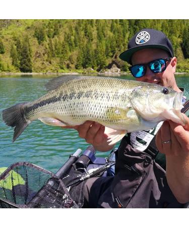 LMAB Floating Polarized Glasses for Fishing - Sclera Mirrored Model with Case & Bag - Black/Charcoal - Buy Online on GoSupps.com