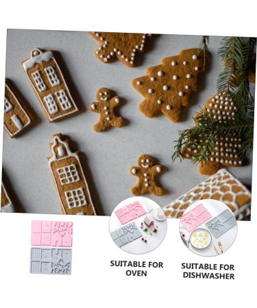 Ciieeo 14 Pcs Cake Baking Tools Silicone Molds Tuile Molds Silicone House Chocolate DIY Mold Fudge Material - Buy Online on GoSupps.com