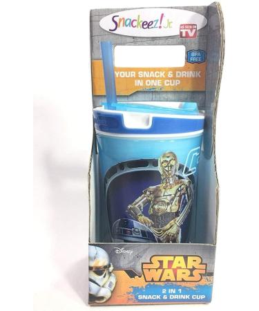 Snackeez Jr 2-in-1 Snack & Drink Cup Star Wars 7 Movie Edition 2PK | Assorted Colors - Buy Online on GoSupps.com