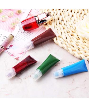 Baqi 30 x 10 ml Transparent Lip Gloss Tubes + 1 x 20 ml Spray Donor | Refillable DIY Cosmetics Container for Women & Girls | Perfect for Lip Balm & Gloss - Buy Online on GoSupps.com