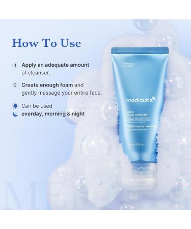 medicube Limpiador Zero Foam Para Piel Sensible Control De Sebo Equilibrio De Humedad Y Minimizaci n De Poros. Cuidado De La Piel Coreano 120g Chlorogalum Leaf+Root Extract - Buy Online on GoSupps.com