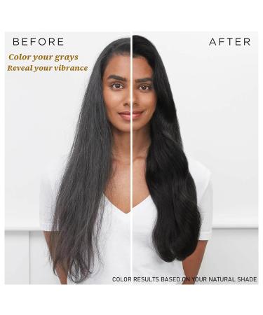 Instant Black Hair Dye Shampoo 3 in 1 | 100% Gray Coverage in 15 Minutes | Plant-Based Hair Color Kit for Men & Women | Natural Hair Dye & Conditioner - Buy Online on GoSupps.com