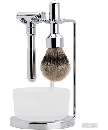 Merkur Futur 4-Piece Shaving Set Polished Finish MK-751001