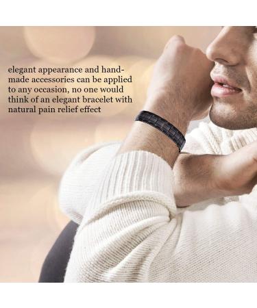 HZX Men Copper Magnetic Therapy Bracelet Pain Relief for Arthritis and Carpal Tunnel Improve The Body s Physiological Magnetic Field Eliminate Fatigue Gift - Buy Online on GoSupps.com