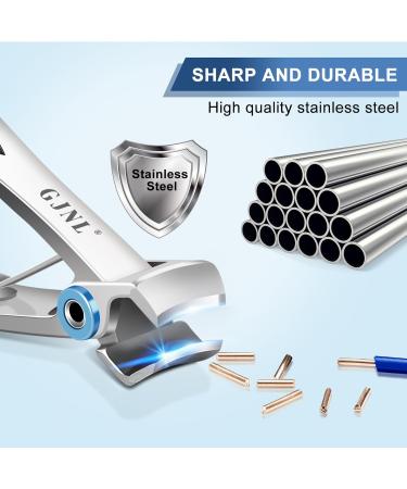 Heavy Duty Toenail Clippers for Seniors | Professional Extra Large Nail Clippers for Thick Nails - Wide Opening & Durable - Buy Online on GoSupps.com