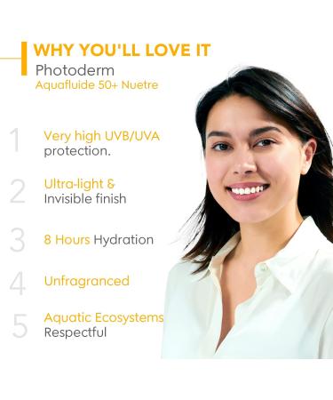 Bioderma Photoderm Aquafluide SPF 50+ Daily Face Sunscreen for Sensitive Skin 40ml - Buy Online on GoSupps.com