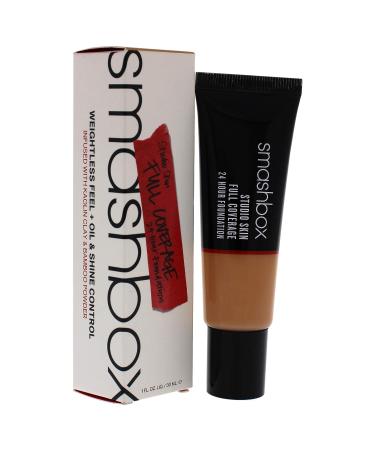 Smashbox Studio Skin 24 Hour Full Coverage Foundation 3.1 Medium with Cool Peach Undertone 1oz - Buy Online on GoSupps.com