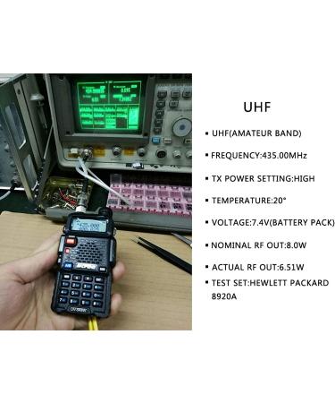 BaoFeng UV-5R 8W High Power Dual Band Two Way Radio Black-1Pack - Buy Online on GoSupps.com