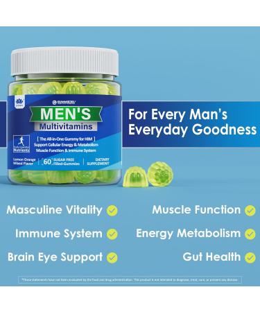 LILICARE 1 Pack Mens Multivitamins Gummies + Sulforaphane with Glutathione Gummies - Buy Online on GoSupps.com
