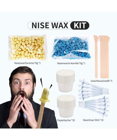 Best Nose Hair Wax Kit for Men & Women | 140g Nose Hair Removal | Up to 28 Applications - Buy Online on GoSupps.com