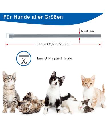 Dewel 33cm Adjustable Waterproof Tick Collar for Cats | Flea & Tick Prevention Collar - Buy Online on GoSupps.com