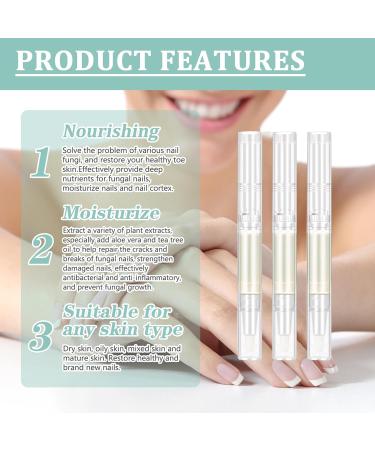 3PCS Nail Care Pen - Fungus Treatment & Nail Health for Perfect Fingernails & Toenails - International Shipping - Buy Online on GoSupps.com