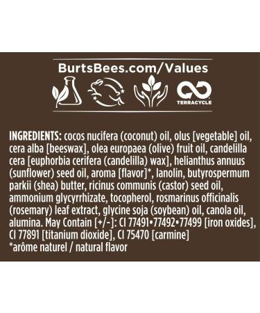 Burt's Bees Tinted Lip Balm Hibiscus - 0.15 oz | Natural Moisturizing Color - Buy Online on GoSupps.com