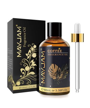 MAYJAM Coffee Oil 100ml Premium Fragrance Oil for Essential Oils Diffuser Aromatherapy Home Oil Burner - Buy Online on GoSupps.com