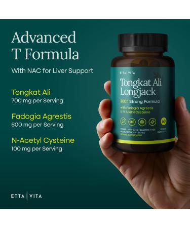 Test Support with NAC for Liver Protection - Donovan McNabb Endorsed Tongkat Ali & Fadogia Agrestis - 700mg/600mg for Lean Muscle Growth, Recovery, Stamina, Mood & Motivation - Buy Online on GoSupps.com