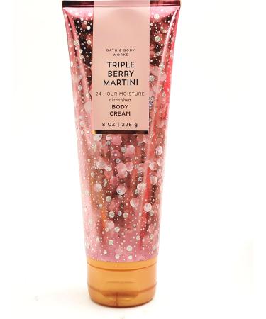 Triple Berry Martini Bath and Body Ultra Shea Body Cream 8 oz