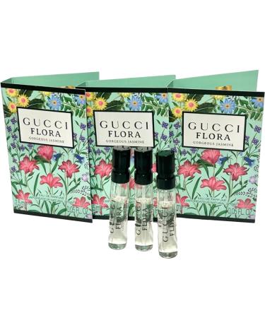 Gucci Flora Sample Perfume Flora Gorgeous Jasmine Perfume Women EDP Spray 1.5 ml / 0.05 oz (set of 3) - Buy Online on GoSupps.com