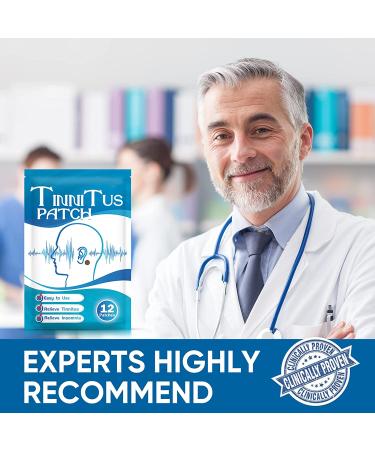 Tinnitus Relief Patches - Natural Herbal Treatment for Ringing Ears, Discomfort Relief, Improved Hearing, Peaceful Sleep - Buy Online on GoSupps.com